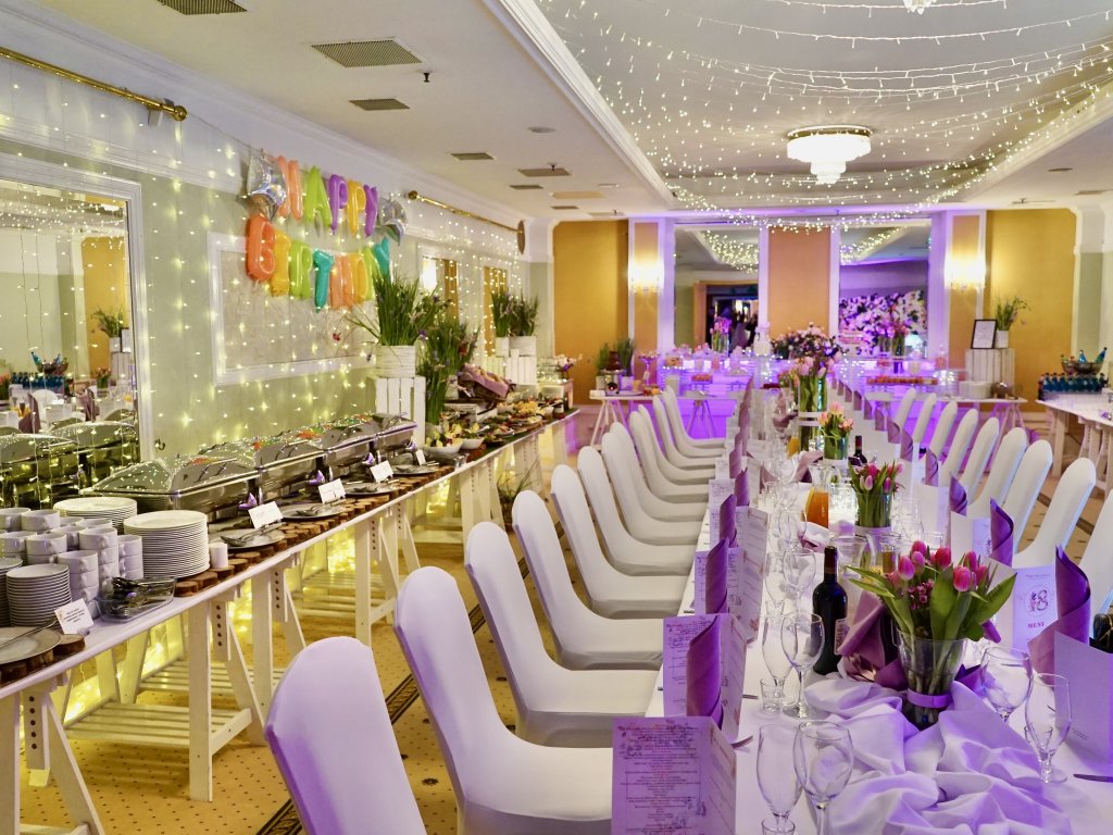 sala na przyjęcie rodzinne