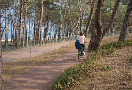 trasy rowerowe kołobrzeg dźwirzyno 