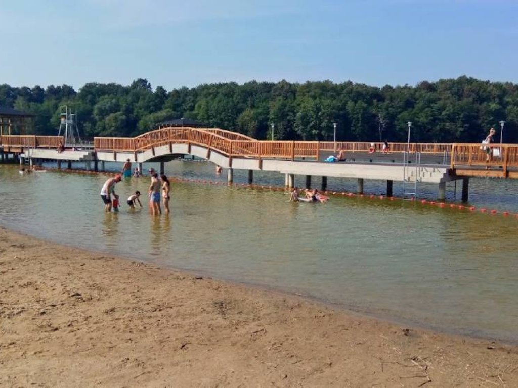 Plaża nad Jeziorem Biezdruchowo