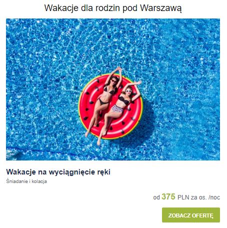 hotel pod warszawą z basenem