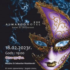 Zabawa Karnawałowa 18.02.23r. w Almarco Hotel