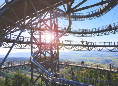 Stezka v oblacích na Dolní Moravě