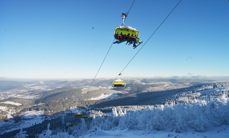 Sjezdovky ve středisku Czarna Góra