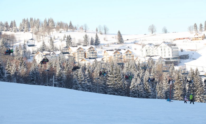 Sjezdovky ve středisku Czarna Góra
