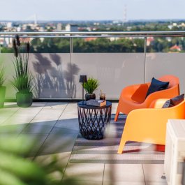 Penthouse z 2 sypialniami i tarasem