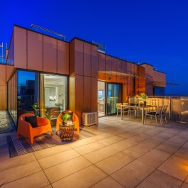 Penthouse z 2 sypialniami i tarasem