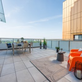 Deluxe z 1 sypialnią i tarasem