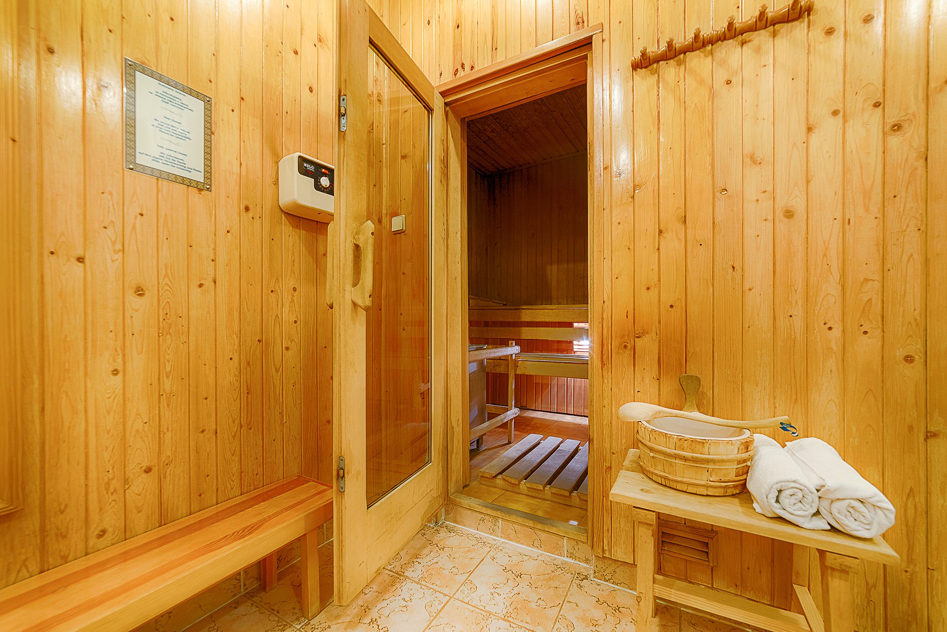 Bezpłatna sauna i siłownia