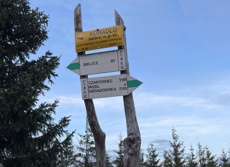 Kowadło - Najwyższy szczyt Gór Złotych