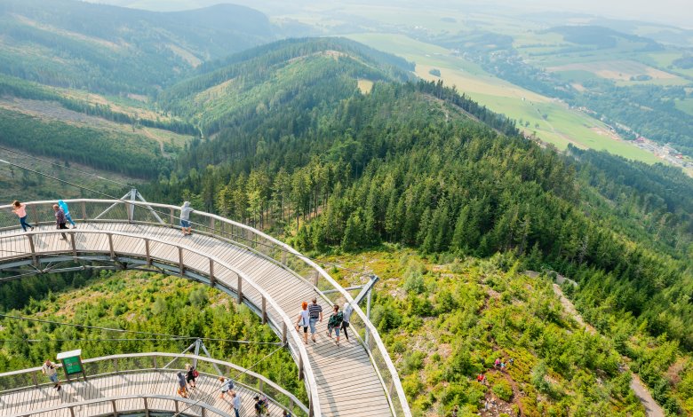 Stezka v oblacích na Dolní Moravě