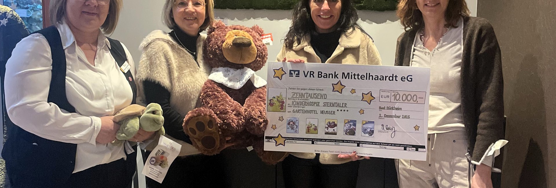 10.000 € für das Kinderhospiz Sterntaler