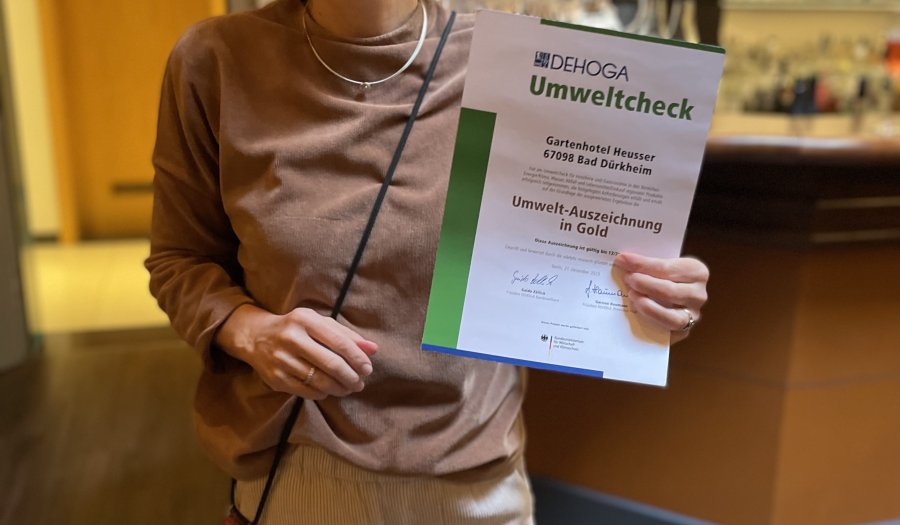DEHOGA Umweltcheck in Gold 