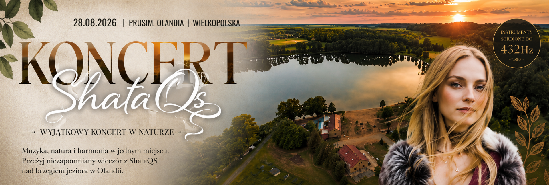ShataQS – Wyjątkowy koncert w naturze 28 sierpnia 2026