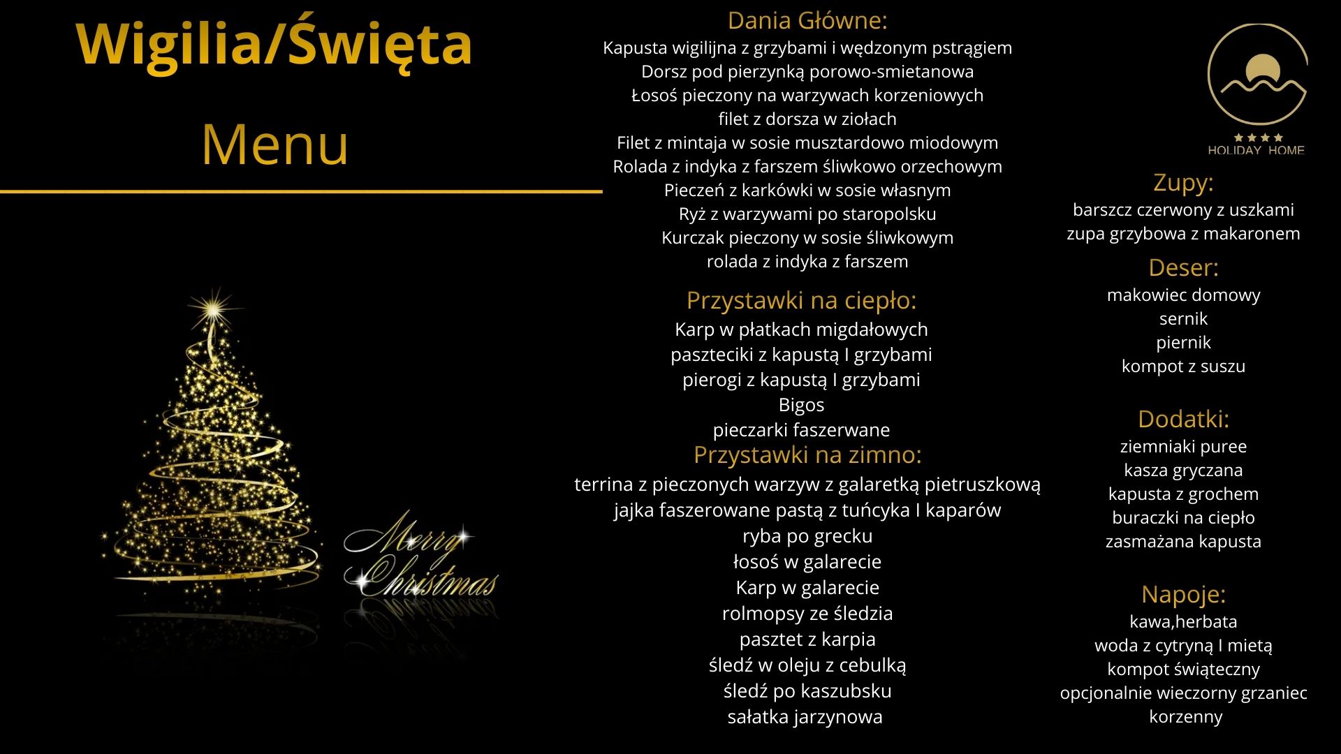 Menu świąteczne