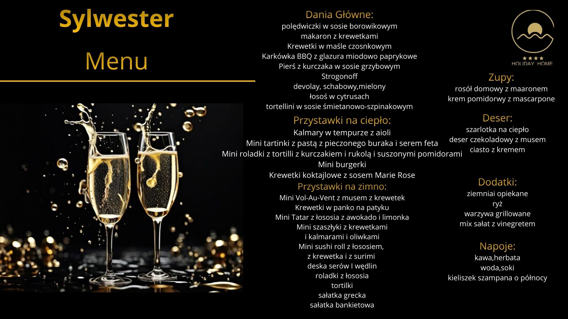 Sala balowa w Sylwestra