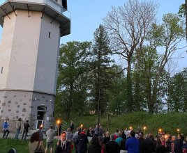 Wieża ciśnień w Rynie