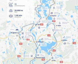 Trasy rowerowe - Mazurska Pętla Rowerowa