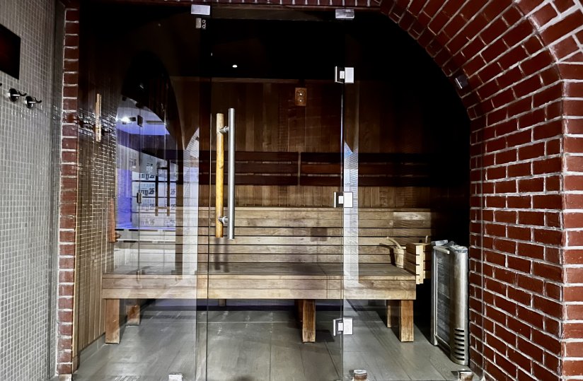 Swimming pool in the gothic dungeon