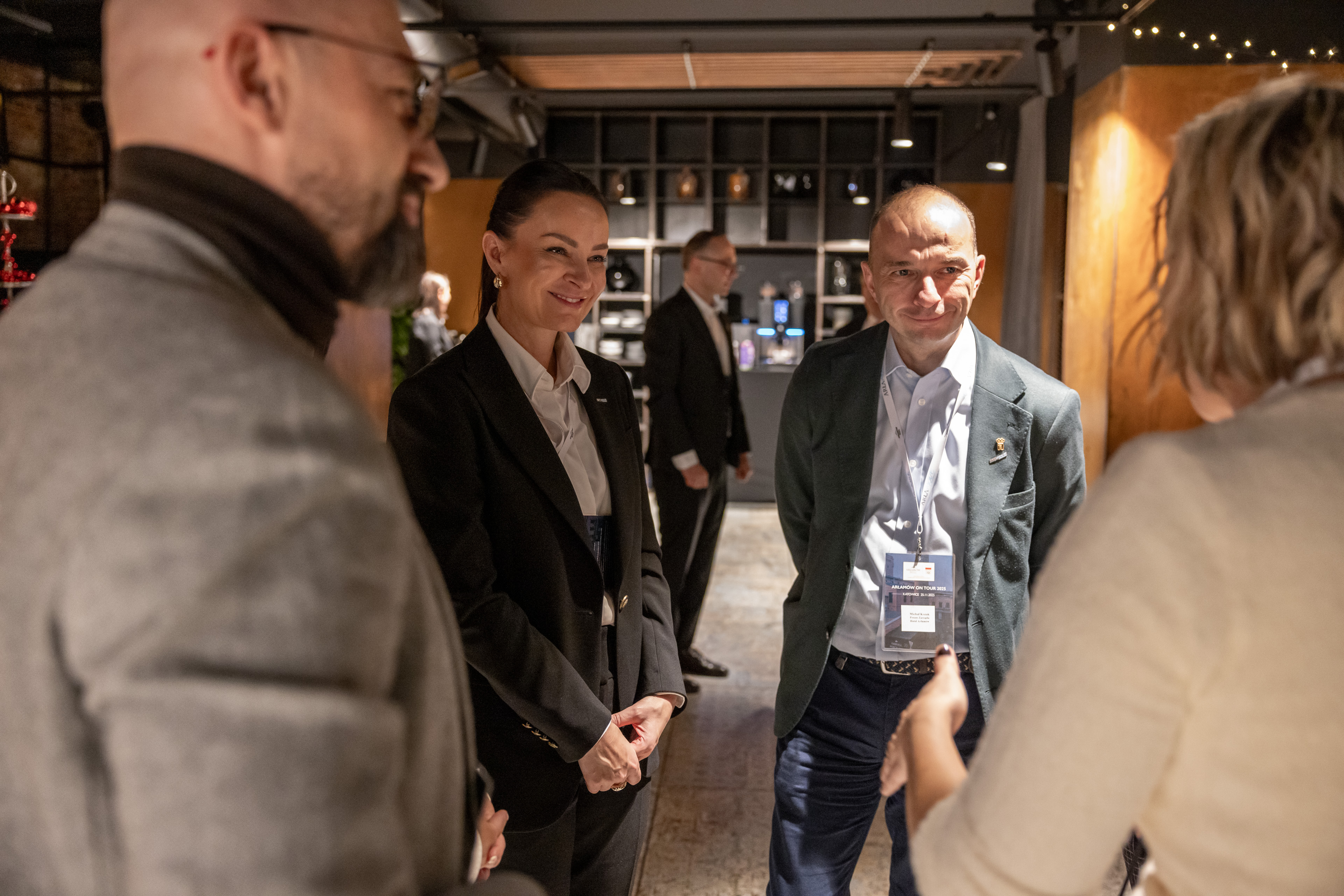 Networking Cocktail z Arłamowem - Prezes Michał Kozak z uczestnikami