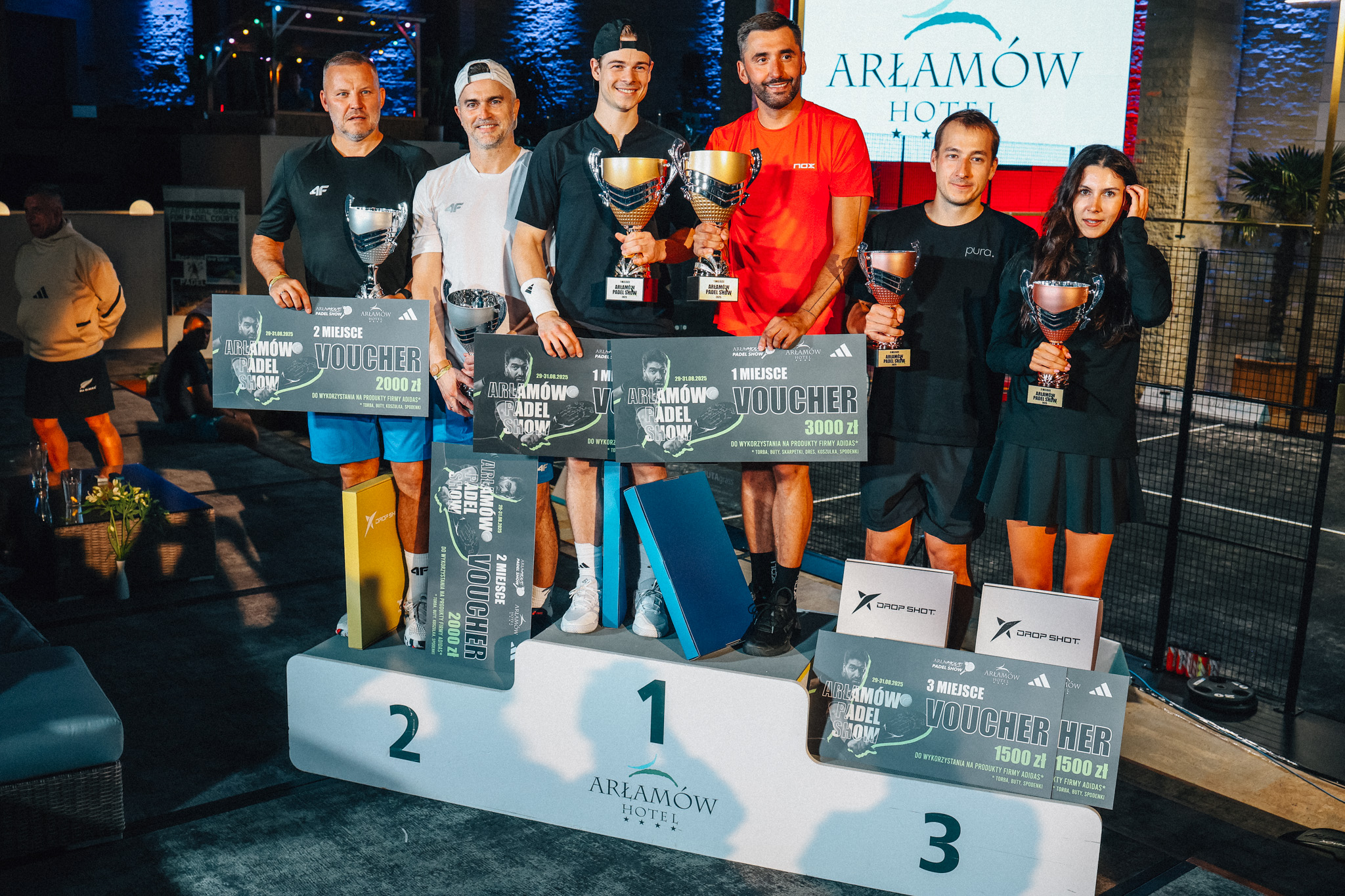 Podium Arłamów Padel Show 2025