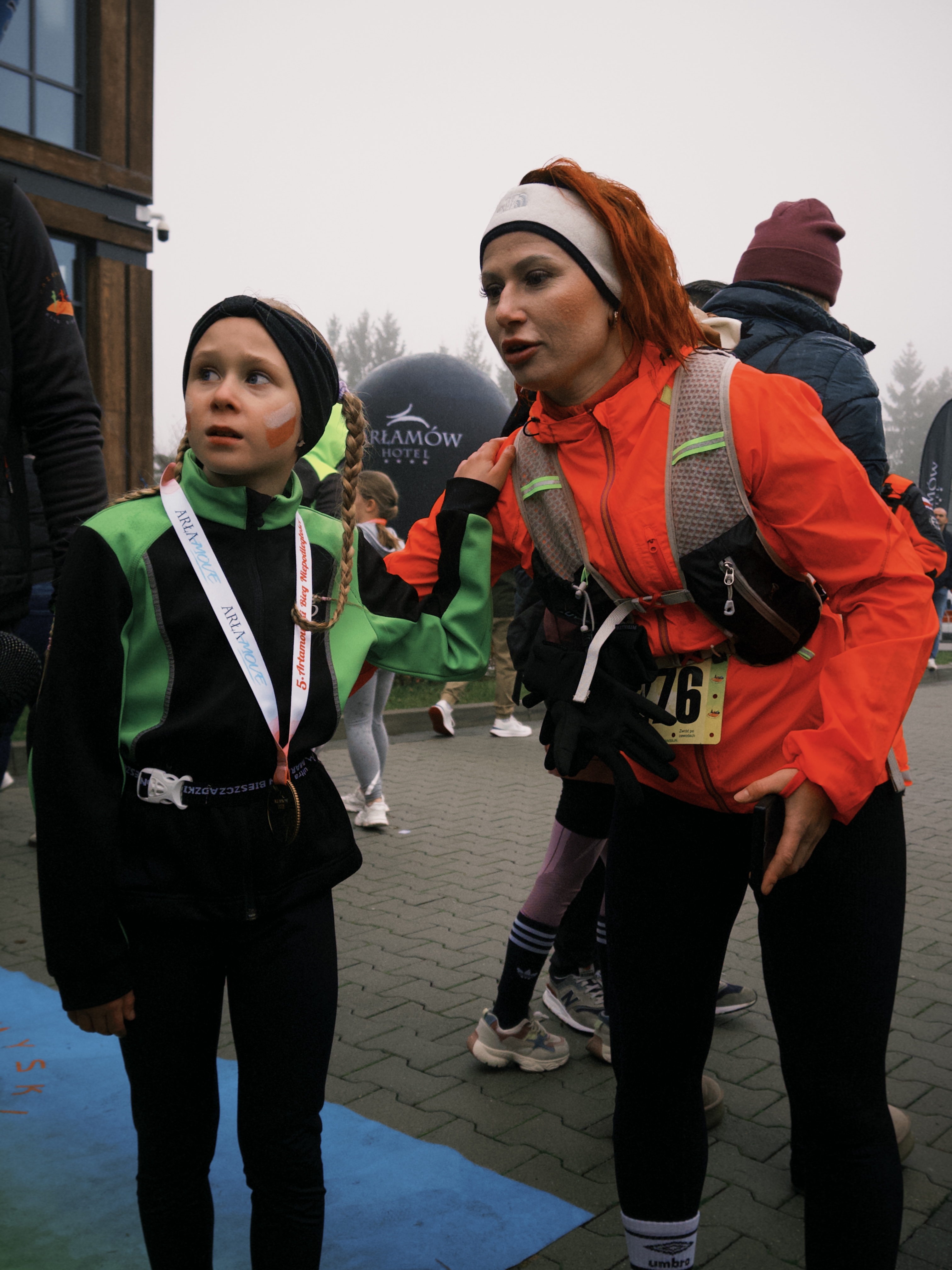 Uczestniczki V Biegu Arłamowskiego