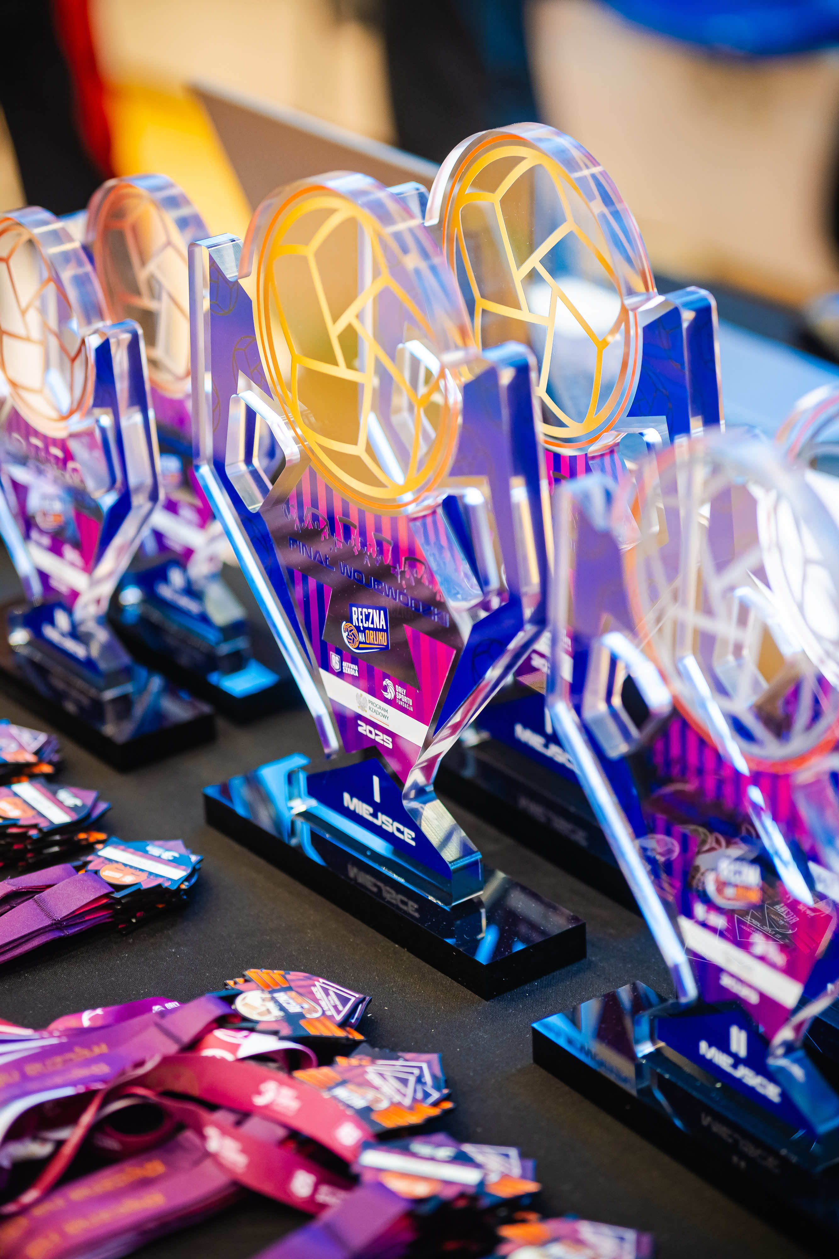 Nagrody na turnieju ,,Ręczna na orliku''