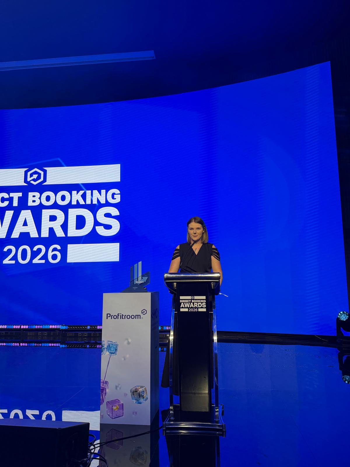 Przemowa po odebraniu nagrody Direct Booking Awards Extras