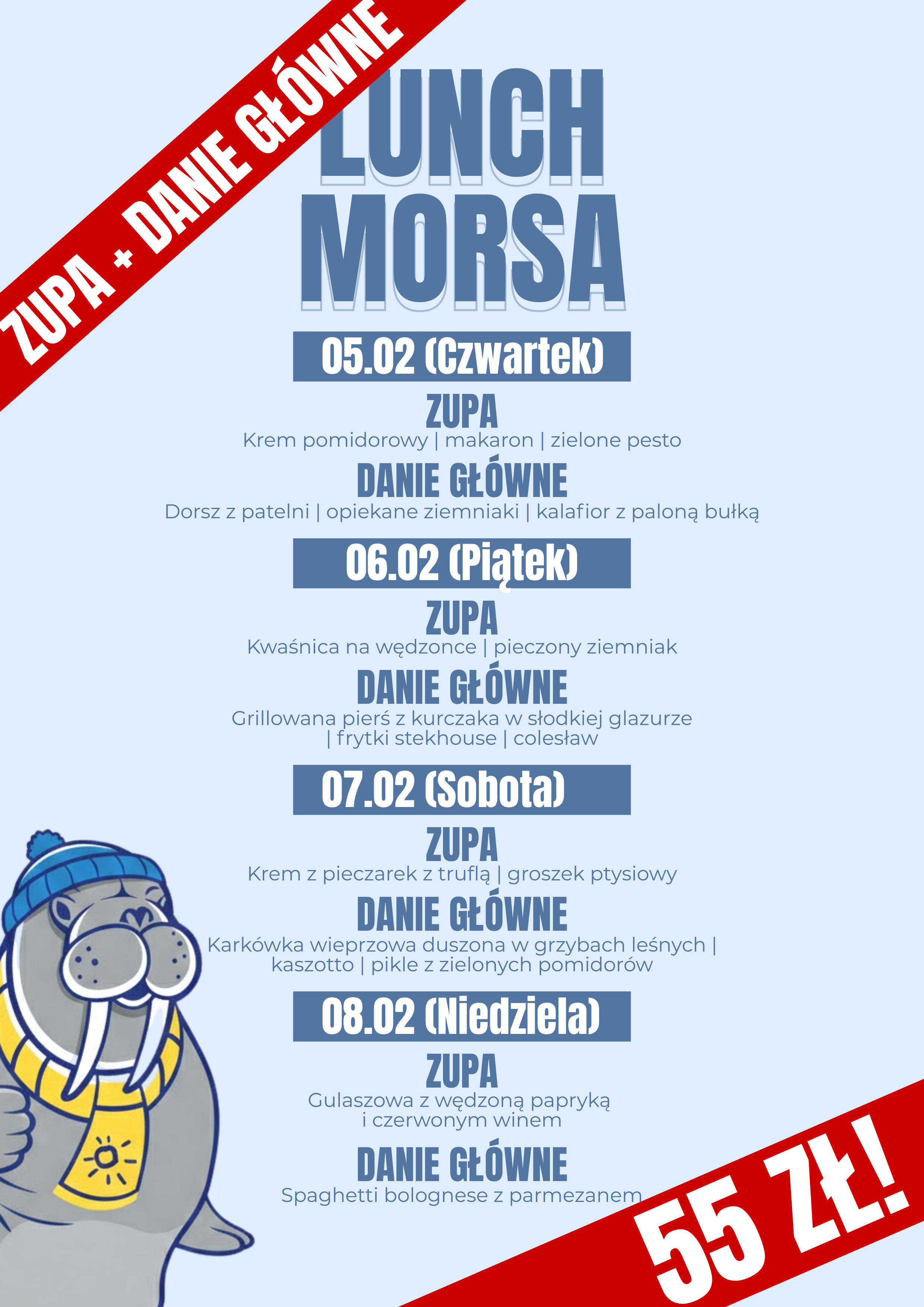 Menu Lunch Morsa strona 2