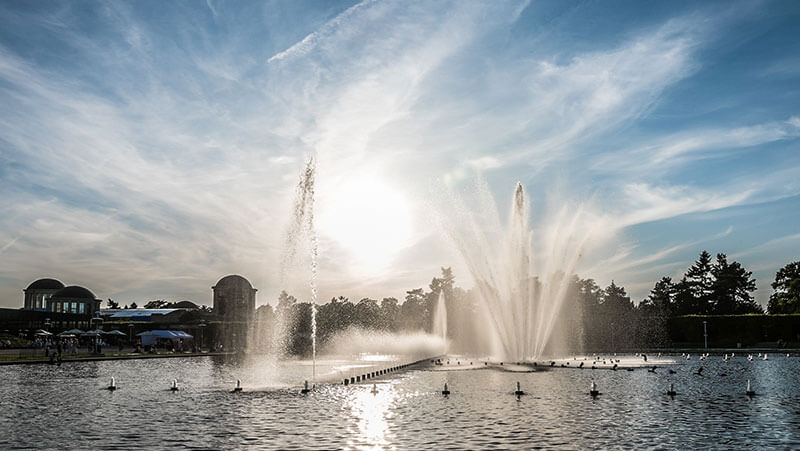największą fontanną w Polsce i jedną z największych w Europie
