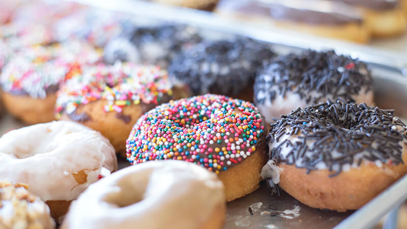 donuts at the Europeum hotel