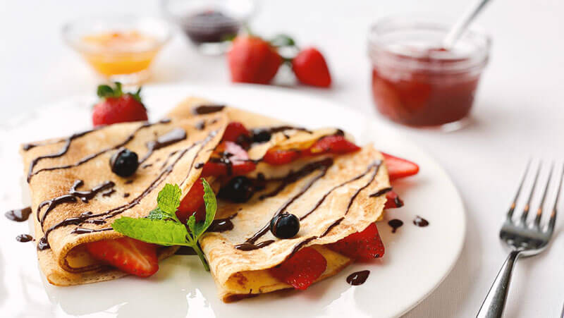 A sweet breakfast at the Europeum Hotel