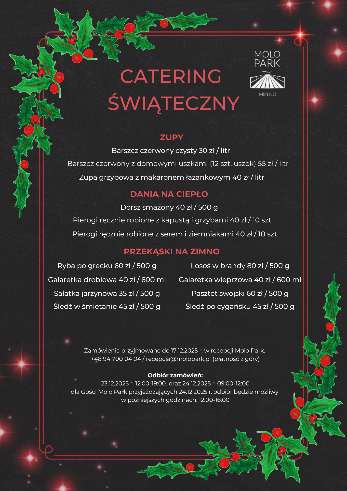 CATERING ŚWIĄTECZNY 2025