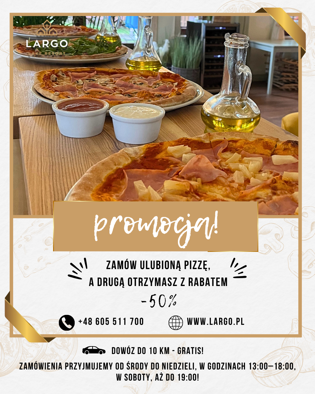 Promocja pizza druga gratis