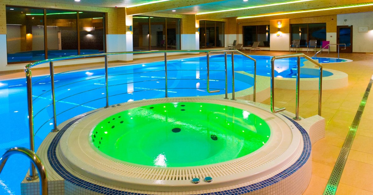 Relaks w jacuzzi w Hotelu Buczyński