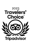 Logo nagrody Travelers Chioce przyznawanej przez Tripadvisor