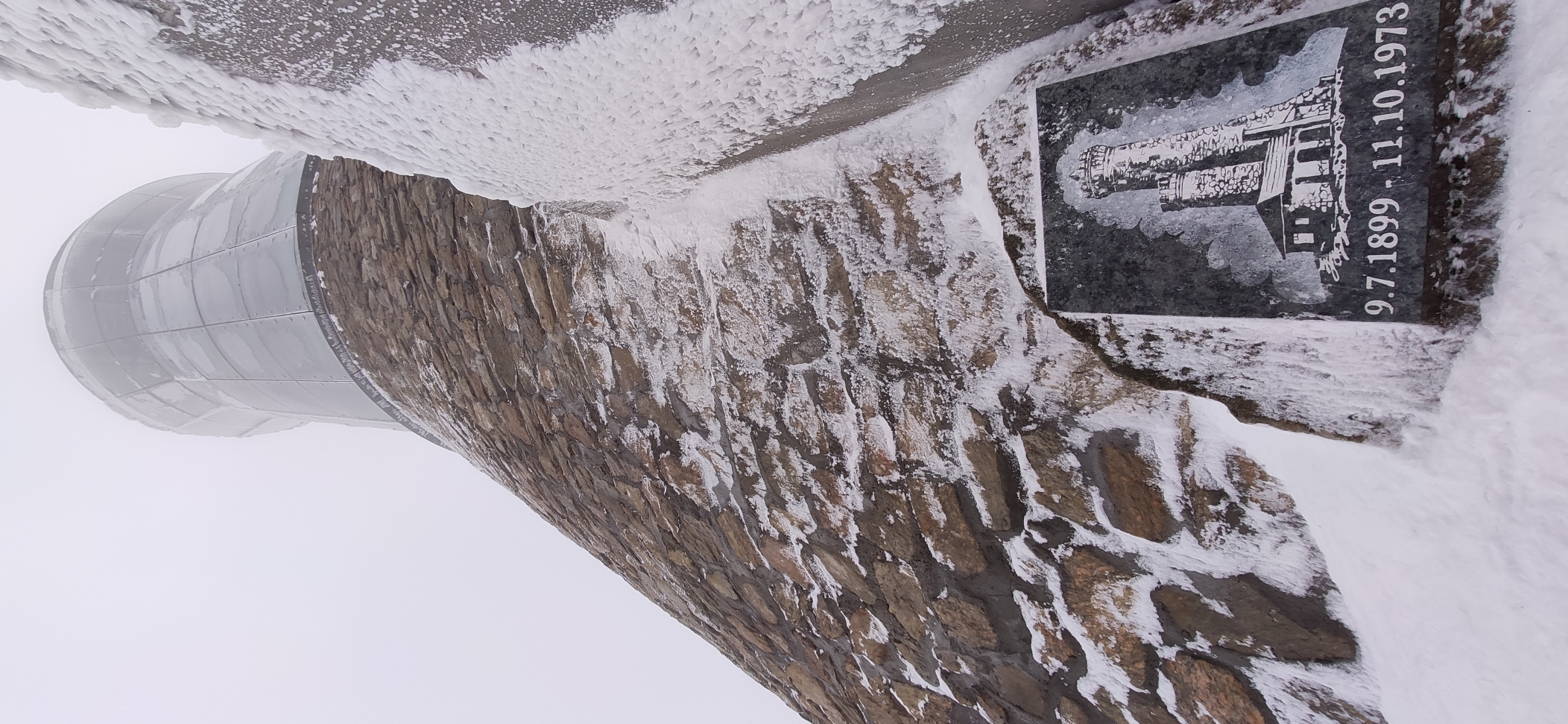 Wieża widokowa zimą