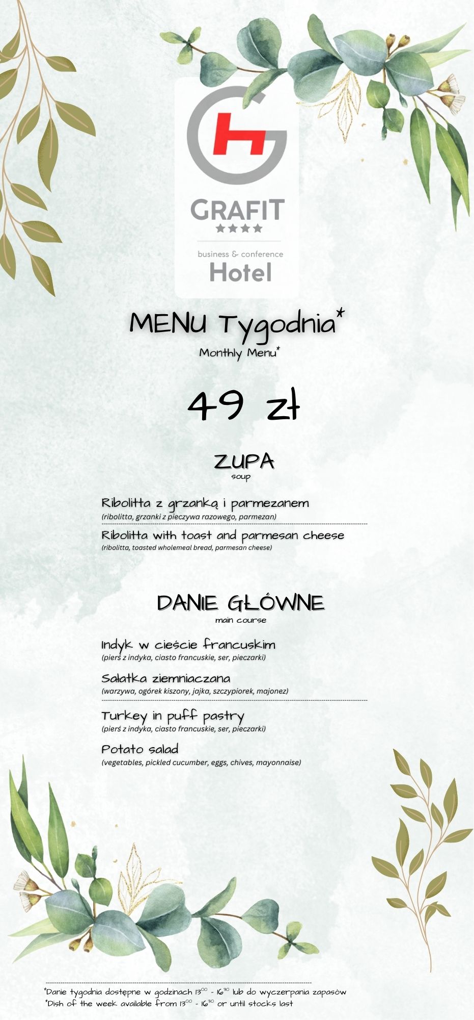 Zdjęcie potrawy z menu tygodnia
